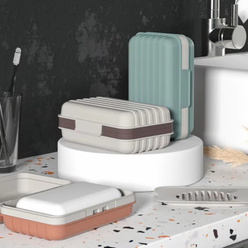 Plastic Soap Dish with Lid for - đánh giá và giá Home Essentials Bathroom Storage