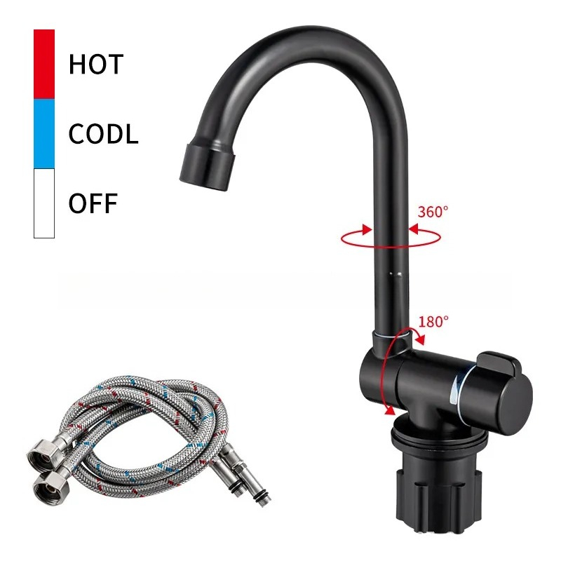 Black Foldable RV Faucet for C - đánh giá và giá Basin Mixer Tap