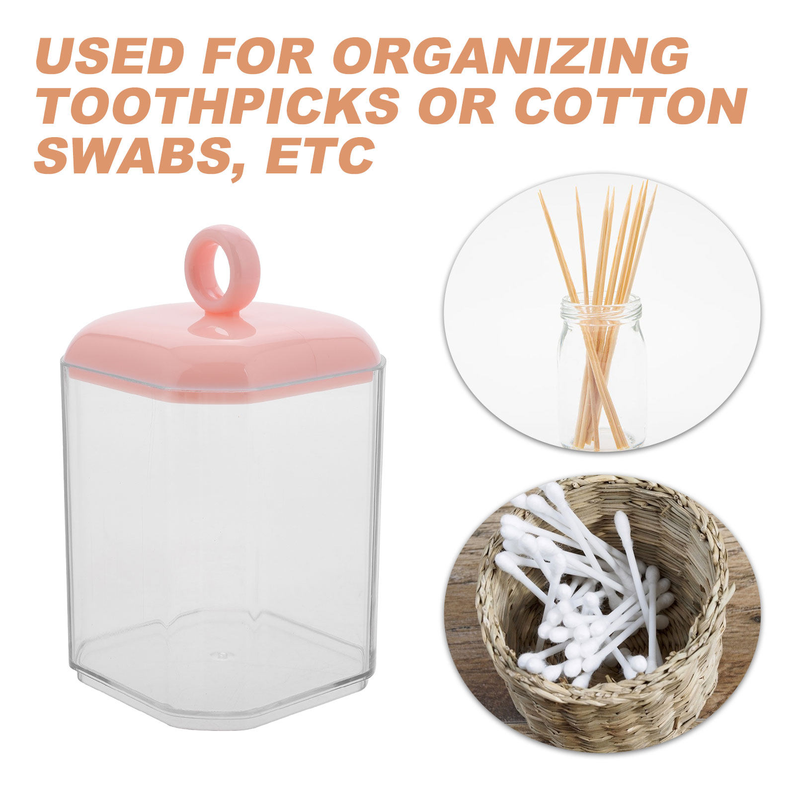 Desktop Cotton Pad Storage Box - đánh giá và giá Home Essentials Bathroom Storage