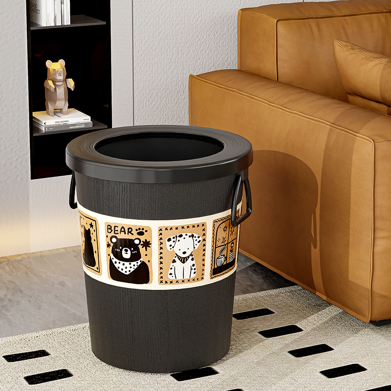 Vintage-Style Large Trash Bin  - đánh giá và giá Home Essentials Bathroom Storage