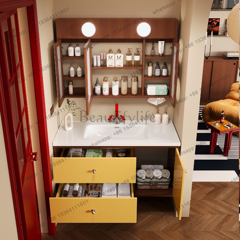 LJY Sink Wall Bathroom Cabinet - đánh giá và giá Home Bathroom Vanity Combo