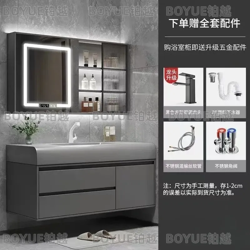 Light Luxury Smart Bathroom Va - đánh giá và giá Home Bathroom Vanity Combo