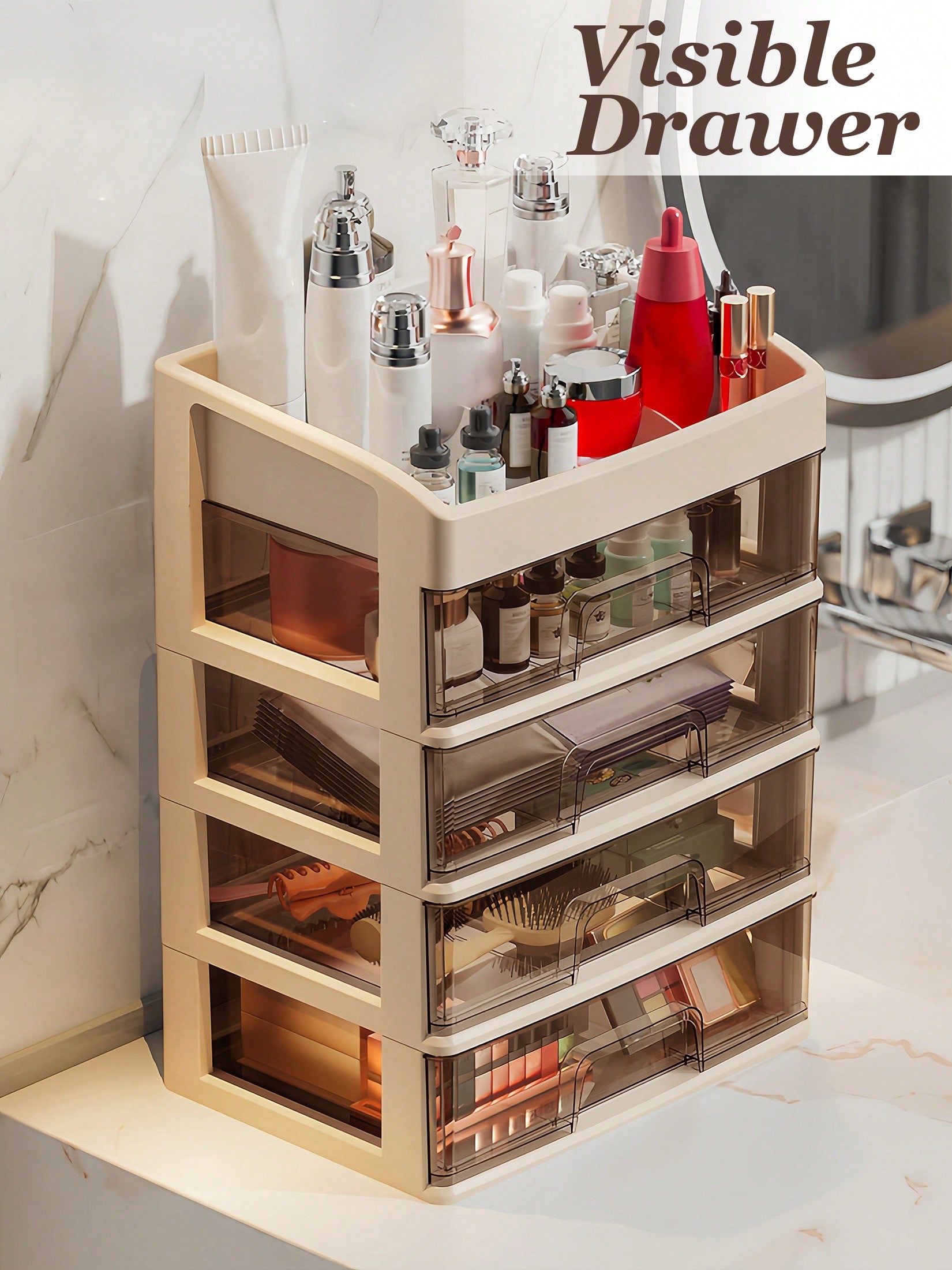 Makeup Organizer, Make Up Stor - đánh giá và giá Home Essentials Bathroom Storage