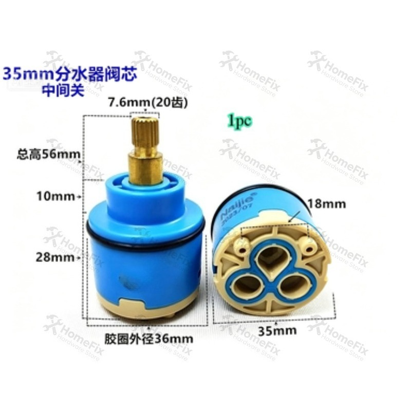 1Pcs Ceramic Valve Core 28mm 3 - đánh giá và giá Basin Mixer Tap
