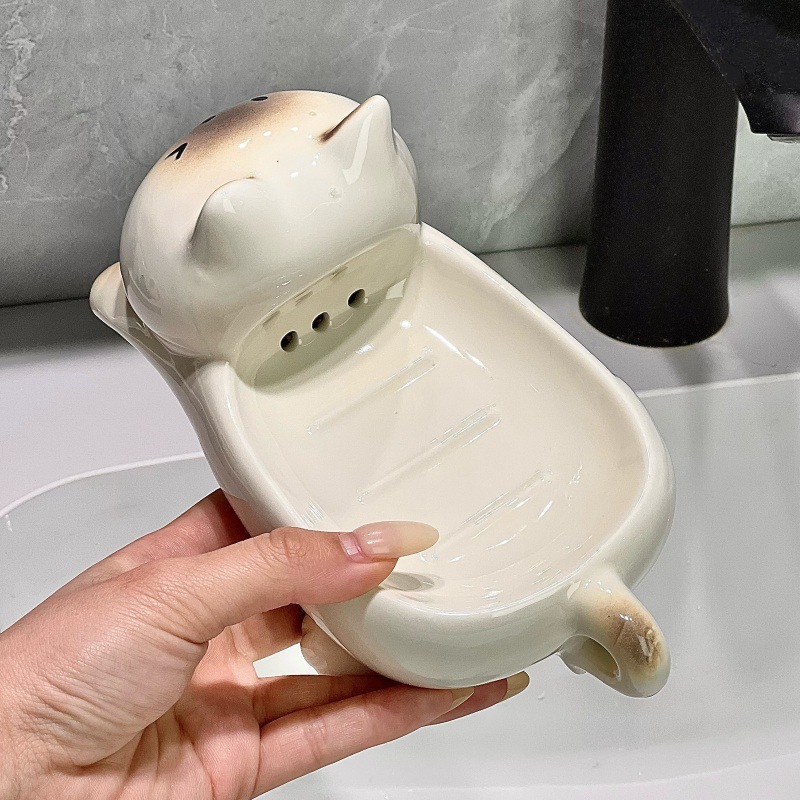 The New High-end Ceramic Soap  - đánh giá và giá Home Essentials Bathroom Storage